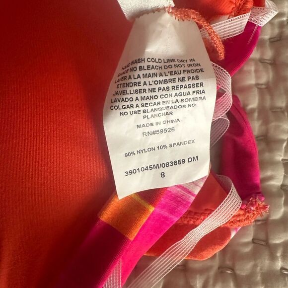 TRINA TURK Plunge One Piece Halter Swimsuit Size 8 ✨NWT✨ - Picture 8 of 11